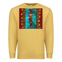 Antique Gold nana highland cow Christmas Premium Sweatshirt - BarkalooDesign