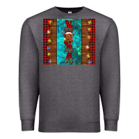 Charcoal Heather nana highland cow Christmas Premium Sweatshirt - BarkalooDesign