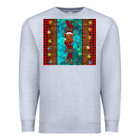 Heather Grey nana highland cow Christmas Premium Sweatshirt - BarkalooDesign