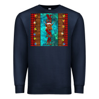 Navy nana highland cow Christmas Premium Sweatshirt - BarkalooDesign