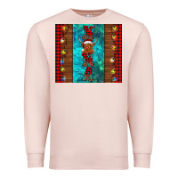 Pale Pink nana highland cow Christmas Premium Sweatshirt - BarkalooDesign
