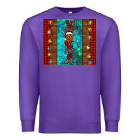 Purple nana highland cow Christmas Premium Sweatshirt - BarkalooDesign