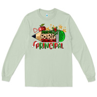 Matcha christmas principal pencil Long Sleeve Tee - FaDigitalArtStudio