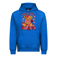 Cobalt little miss valentine teddy bear Urban Hoodie - LillyAllenDesigns