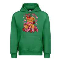 Emerald little miss valentine teddy bear Urban Hoodie - LillyAllenDesigns