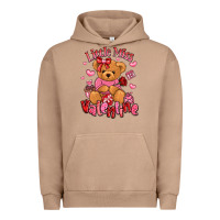 Pigment Burro little miss valentine teddy bear Urban Hoodie - LillyAllenDesigns