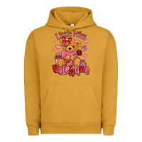 Pigment Peanut Butter little miss valentine teddy bear Urban Hoodie - LillyAllenDesigns