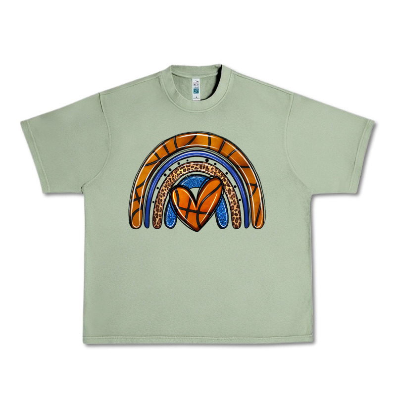 Basketball Rainbow Urban Heavy Tee by Zillion Design Studio | Teevron