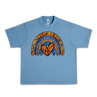 Pebble Blue basketball rainbow Urban Heavy Tee - Zillion Design Studio