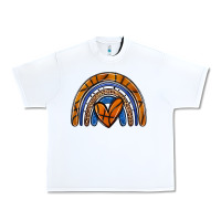 White basketball rainbow Urban Heavy Tee - Zillion Design Studio