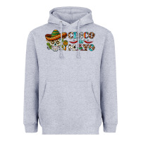 Heather Grey cinco de mayo skull Heavyweight Hoodie - BarkalooDesign