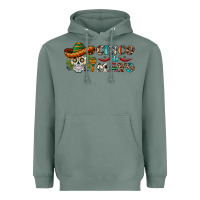 Sage cinco de mayo skull Heavyweight Hoodie - BarkalooDesign