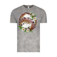 Cloud Rock baseball with patterns Vintage Tee - texasbilliewilder