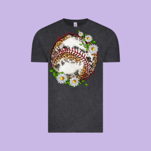 Baseball With Patterns Vintage Tee Designed By Texasbilliewilder