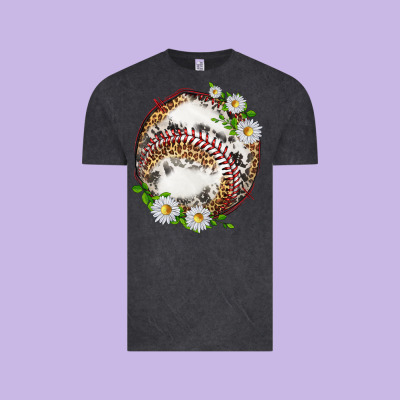 Vintage Tee baseball with patterns