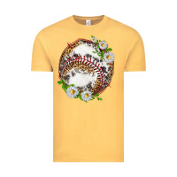 Vintage Mustard baseball with patterns Vintage Tee - texasbilliewilder