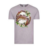Vintage Zinc baseball with patterns Vintage Tee - texasbilliewilder