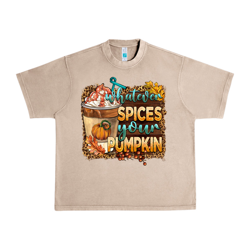 Whatever Spıces Your Pumpkin Urban Heavy Tee by BarkalooDesign | Teevron