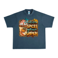 Midnight Navy whatever spıces your pumpkin Urban Heavy Tee - BarkalooDesign