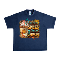 Navy whatever spıces your pumpkin Urban Heavy Tee - BarkalooDesign