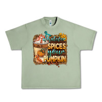 Oil Green whatever spıces your pumpkin Urban Heavy Tee - BarkalooDesign