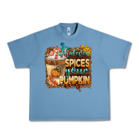 Pebble Blue whatever spıces your pumpkin Urban Heavy Tee - BarkalooDesign