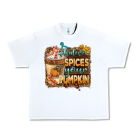 White whatever spıces your pumpkin Urban Heavy Tee - BarkalooDesign