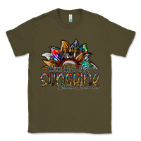 Army Green you are my sunshine autism awareness Classic Tee - SublimationCraftShop