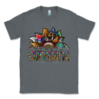 Charcoal Heather you are my sunshine autism awareness Classic Tee - SublimationCraftShop