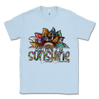 Dusty Blue you are my sunshine autism awareness Classic Tee - SublimationCraftShop