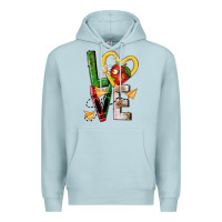 Blue Mist teacher love nca Premium Hoodie - NancyCooperArtShop