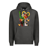 Charcoal Heather teacher love nca Premium Hoodie - NancyCooperArtShop