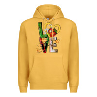 Mustard teacher love nca Premium Hoodie - NancyCooperArtShop