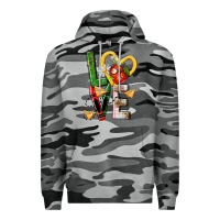 Slate Camo teacher love nca Premium Hoodie - NancyCooperArtShop