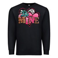 Black valentines day western hearts be mine Premium Sweatshirt - Jasminsmagicworld