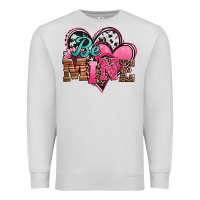 Dove Grey valentines day western hearts be mine Premium Sweatshirt - Jasminsmagicworld