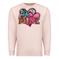 Pale Pink valentines day western hearts be mine Premium Sweatshirt - Jasminsmagicworld