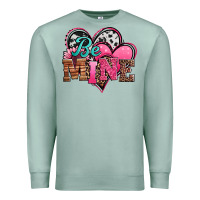 Seafoam valentines day western hearts be mine Premium Sweatshirt - Jasminsmagicworld