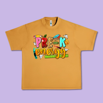 Pre K Energy Urban Heavy Tee Designed By Texasbilliewilder