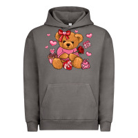 Pigment Tornado valentines day teddy bear Urban Hoodie - LillyAllenDesigns
