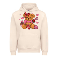 Sandshell valentines day teddy bear Urban Hoodie - LillyAllenDesigns