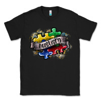 Black austism Classic Tee - SublimationCraftShop