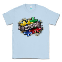 Dusty Blue austism Classic Tee - SublimationCraftShop
