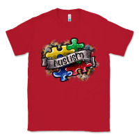 Red austism Classic Tee - SublimationCraftShop