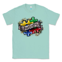 Seafoam austism Classic Tee - SublimationCraftShop