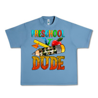 Pebble Blue preschool dude Urban Heavy Tee - texasbilliewilder