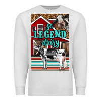 Oatmeal Heather Western So Legend Dairy Holstein Cow Premium Sweatshirt - LillyAllenDesigns