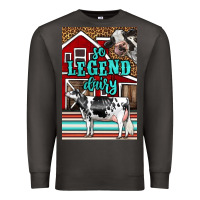 Smoke Western So Legend Dairy Holstein Cow Premium Sweatshirt - LillyAllenDesigns
