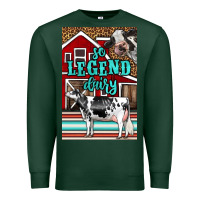 Sports Green Western So Legend Dairy Holstein Cow Premium Sweatshirt - LillyAllenDesigns