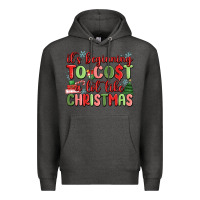 Charcoal Heather it's beginning to cost a lot like christmas Premium Hoodie - MaliasSmallBusiness